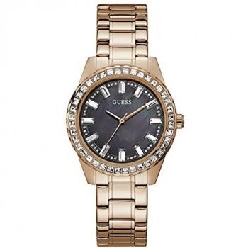 Guess Women Analogue Quartz Watch with Stainless Steel Strap GW0111L3