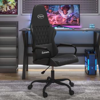 Black Gaming Chair en cuero sintético