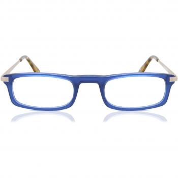 Gafas Recetadas Rectangulares Montuta Completa de Plástico Azules para Hombre - Gafas Anti-Azules - SmartBuy Collection