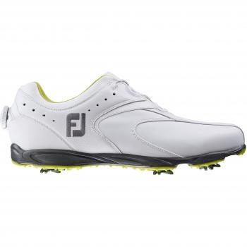 FootJoy HydroLite 2.4 - Zapatos de golf para hombre, color blanco, talla 41