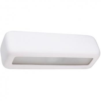 Aplique de Pared Subani Cerámica Blanca E27 1 Bombilla LED 12cm