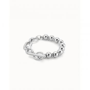 Pulsera Uno de 50 Cheerful Chapada en Plata