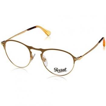 Persol 0PO7092V, Monturas de Gafas para Hombre, Matte Gold/Gold, 48
