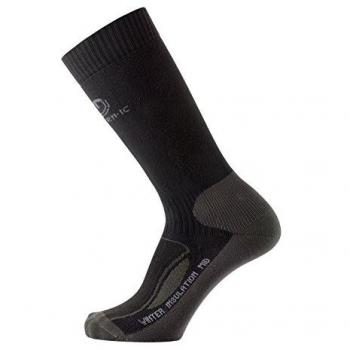 Thermic Winter Insulation Mid - Calcetines términos de Media Altura para Adultos, Color Negro, tamaño FR : 37-38
