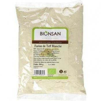 Harina de Teff Blanca Ecológica Bionsan 500g