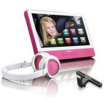 Lenco TDV-901 Portable DVD Player Mesa 9 1024 x 600Pixeles Rosa TDV-901, Portable DVD Player, Mesa, Rosa, CD de Audio, Vídeo de CD, DVD-Audio, DVD-Video, MP3, VCD, 22,9 cm