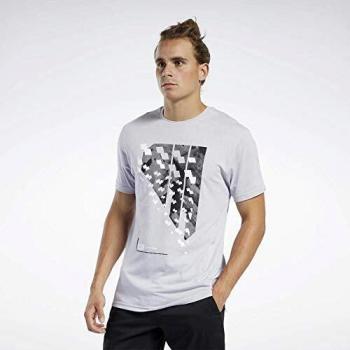 Reebok TS Activchill+Cotton SS Camiseta, Hombre, stegry, 2XL