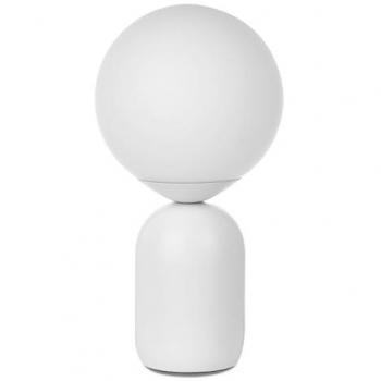 Lámpara de Mesa Bola Cerámica Neutra 15x15x28,5 cm Máx 40W 220v-240v