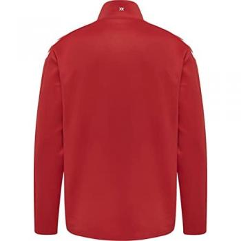 Hummel Chaqueta Core Xk Poly, Sudadera con cremallera, Color Rojo, Talla Medium, Unisex Adulto