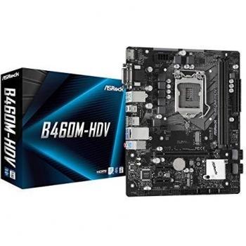 Asrock B460M-HDV soporta 10ª generación de procesadores Intel® CoreTM