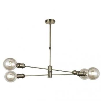 Lámpara de Techo Colgante Oro Viejo Horizon 4 Luces CR 99-894-27-006 - Calidad y Diseño Excepcionales