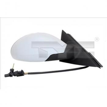 Espejo retrovisor TYC 331-0038 - Espejo de puerta, diseño OEM, ajuste eléctrico, vidrio convexo, acabado negro