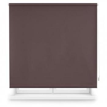 Estor Enrollable Opaco a Medida Marrón Oscuro 100x230 cm - Diseño Elegante y Práctico para Ventanas