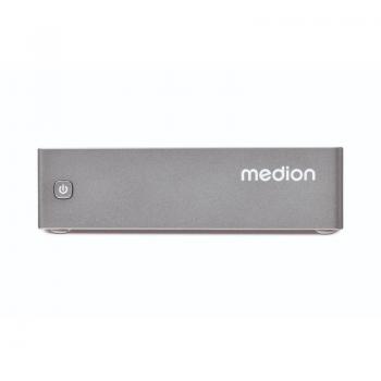 Mini PC MEDION S06e MD35340 Plata Intel N100, 4 núcleos, Wi-Fi 6, USB-C, VESA