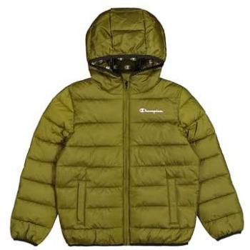 Cazadora Acolchada Champion con Capucha Verde para Niño