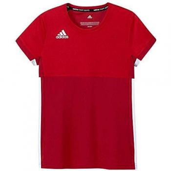 Spalding Camiseta Aplicaciones A ContrasteRojo Oscuro Y Blanco