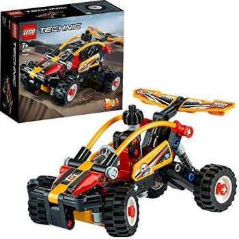 LEGO Technic - Buggy, Set de Construcción 2 en 1 de Coche de Carreras y Todoterreno de Exploración Naranja con Sistema de Suspensión, a Partir de 7 Años