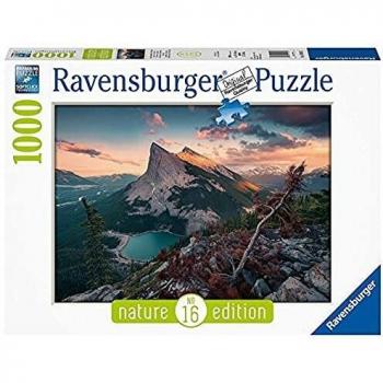 Ravensburger Nature Edition 1000-Piece Puzzle: Evening in the Rocky Mountains (15011)