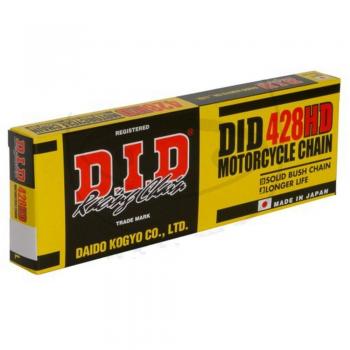 Cadena de transmisión D.I.D 428HD con clip, 146 eslabones