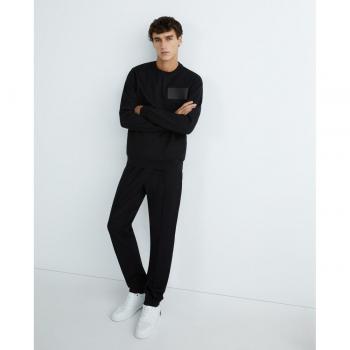 Pantalón chándal de hombre Guess Monaco negro