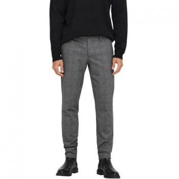 Only & Sons Mark Check Slim Fit Chino Trousers
