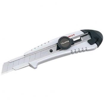 Cúter Tajima AC501 de Aluminio con Bloqueo Manual y Rueda Guía, 18mm