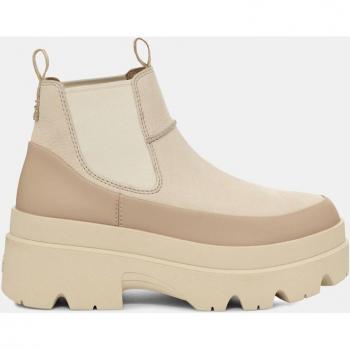 UGG® Women's Brisbane Chelsea Leather Boots in Sea Salt, Size 9