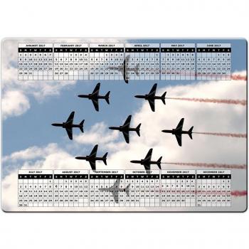 Flechas rojas formación - 2017 calendario grande