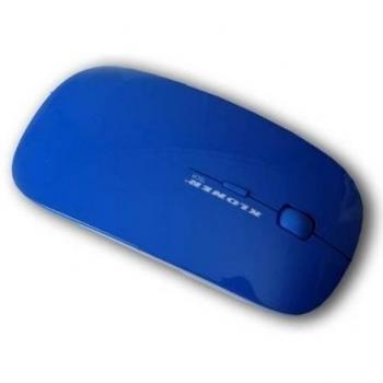 Kloner KRU0091 - Ratón optico, cable USB 2.0, compatible con Windows y Mac, color azul