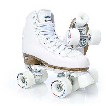 Tempish Patines 4 Ruedas Classic Blanco Mujer Adulto, patines de dos filas con cuatro ruedas, diseño clásico, color blanco, talla 36, ideales para adultos y niñas
