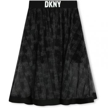 Falda de niña estampada DKNY con cintura elástica D60052