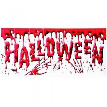 LETRERO HALLOWEEN SANGRE 62CMX150CM