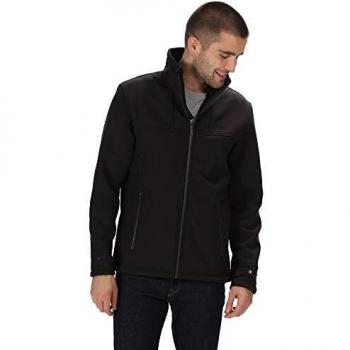 Regatta Conlan Windproof Sherpa Backed Softshell Jacket Carcasa Suave, Hombre, Negro