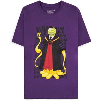 Assassination Classroom Camiseta Koro-Sensei Morada Talla M