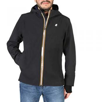 K-Way LE VRAI 3.0 CLAUDE ORSETTO Women's Jacket in Black, K-WAY Men's Jacket color Black - Size: XXL, K-Way Winter Jackets male, Black, Size: 2XL