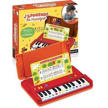 Piano Electrónico Educativo Nathan - Aprendo Música con 12 Melodías para Niños a Partir de 5 Años