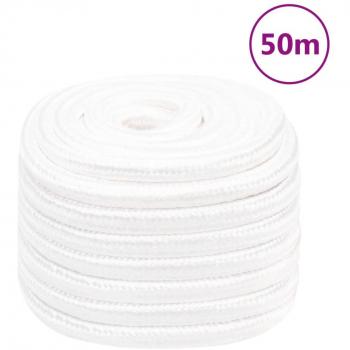 Cuerda de barco de polipropileno blanca intensa 20 mm 50 m