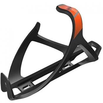 Syncros Tailor Cage 2.0 - Portabidón Izquierdo para Bicicleta, Color Negro y Naranja