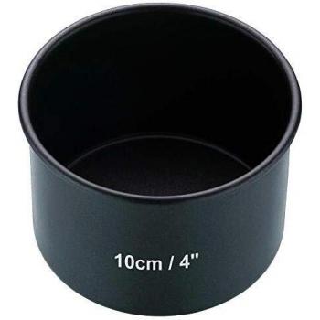 Molde Redondo Antiadherente con Base Suelta para Pasteles y Tartas de Cerdo - 10 cm