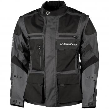 HEBO HE4144NXL Cross-Over Chaqueta, Negro, Talla XL