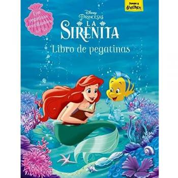 La Sirenita. Libro de pegatinas: Con pegatinas reutilizables