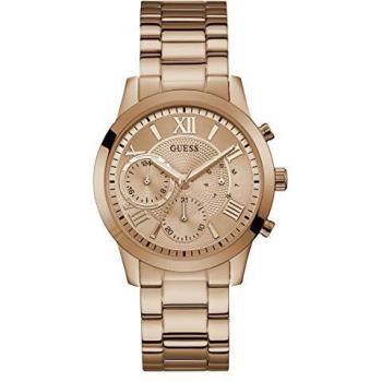 Guess Womens Analogue Classic Quartz Watch with Stainless Steel Strap W1070L3