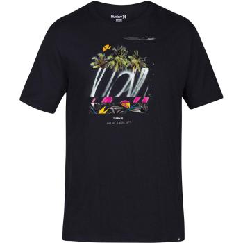 Nike M HRLY PRM Paradise tee SS - Camiseta, Hombre, Negro