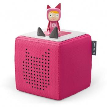 Toniebox Starterset Rosa con Kreativ-Tonie - Altavoz Bluetooth y WLAN para niños, 7 horas de batería