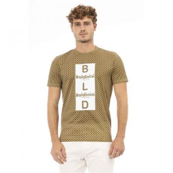 Baldinini Trend Gray Cotton T-Shirt - XS