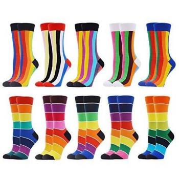 WeciBor Calcetines Estampados de las Mujeres, Mujeres Ocasionales Calcetines Divertidos Impresos de Algodón de Pintura Famosa de Arte Calcetines, Calcetines de Colores de moda
