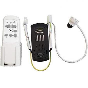 Kit de Mando a Distancia y Receptor para Ventilador de Techo con Luz, Compatible con Modelos 33988, 33989, 33806, 33807, 33803 - EDM