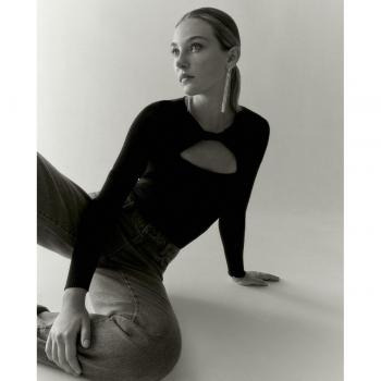 Jersey de mujer Tintoretto con aberturas