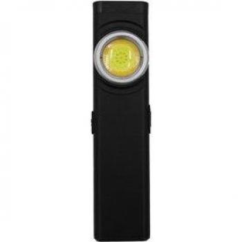 Mini linterna LED COB ultrafina regulable (5W 500lm) con cable USB C IP20 color negro