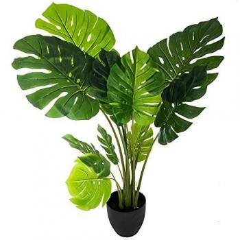 Atmosphera Planta artificial Philo monstera Altura 110, Deco Green